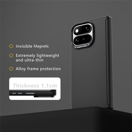 Google Pixel 11 Pro Fold ABEEL Hårt Soft-Touch Plast Skal - MagSafe Kompatibel - Svart