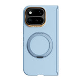 Google Pixel 11 Pro Fold ABEEL Hårt Soft-Touch Plast Skal m. Kickstand - MagSafe Kompatibel - Ljusblå