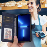Honor 600 Smart EIDERWOOD Flipfodral i konstläder - Blå