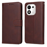 Honor 600 Smart EIDERWOOD Flipfodral i konstläder - Brunt