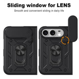 iPhone Fold EIDERWOOD Hybrid Hantverkar Skal m. Kickstand & Cam Slider - Blå