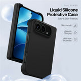 iPhone Fold DUX DUCIS Piel Series Silikon Skal - MagSafe Kompatibelt - Svart