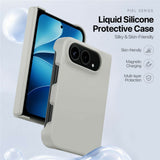iPhone Fold DUX DUCIS Piel Series Silikon Skal - MagSafe Kompatibelt - Grå