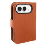 iPhone Fold EIDERWOOD Konstläder Fodral m. Korthållare & Ståfunktion - Brun