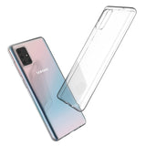 Samsung Galaxy A71 Flexibelt Plast Skal - Genomskinlig