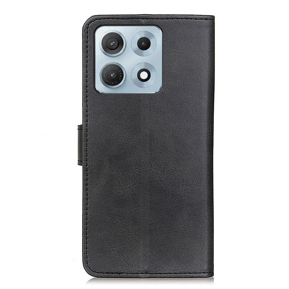Motorola Edge 70 Max EIDERWOOD Konstläder Fodral m. Korthållare & Stödfunktion - Svart