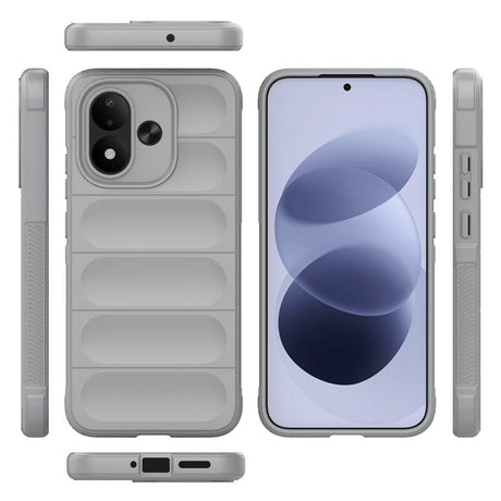 Xiaomi Redmi Note 17 (5G) EIDERWOOD Rugged Plast Skal - Ljusgrå