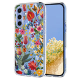 Samsung Galaxy S26 FE EIDERWOOD Flexibelt Plast Skal med Blommotiv - Transparent / Liljor