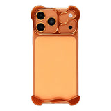 iPhone 18 Pro Tvådelat Metall Bumper Skal - Orange