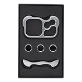 iPhone 18 Pro Tvådelat Metall Bumper Skal - Silver