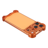 iPhone 18 Pro Max Tvådelat Metall Bumper Skal - Orange