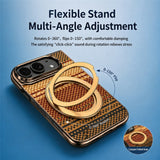 iPhone Fold EIDERWOOD Aramid Skal m. Inbyggt Skärmskydd & Kickstand - MagSafe Kompatibel - Lila