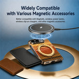 iPhone Fold EIDERWOOD Aramid Skal m. Inbyggt Skärmskydd & Kickstand - MagSafe Kompatibel - Lila