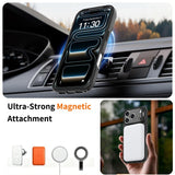 iPhone 18 Pro Max / 17 Pro Max Hybrid Plast Skal m. Stötdämpande Kanter & Kickstand - MagSafe Kompatibel - Svart