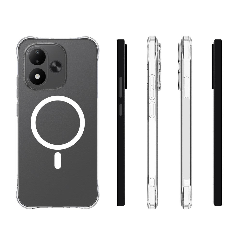 Xiaomi Redmi Note 17 (5G) EIDERWOOD Flexibelt Plast Skal m. Stötdämpande Hörn - MagSafe Kompatibel - Genomskinlig