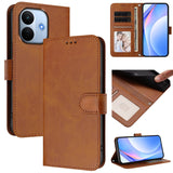 Xiaomi Redmi Note 17 Pro Max (5G) EIDERWOOD Konstläder Fodral m. Armband - Brun