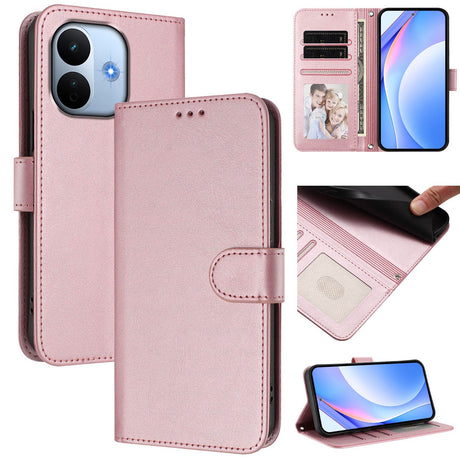 Xiaomi Redmi Note 17 Pro Max (5G) EIDERWOOD Konstläder Fodral m. Armband - Rosa