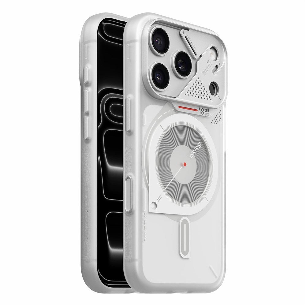 iPhone 18 Pro / 17 Pro AULUMU Skal - MagSafe Kompatibel - Vit