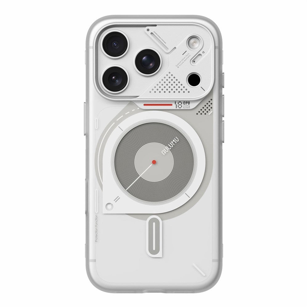 iPhone 18 Pro / 17 Pro AULUMU Skal - MagSafe Kompatibel - Vit