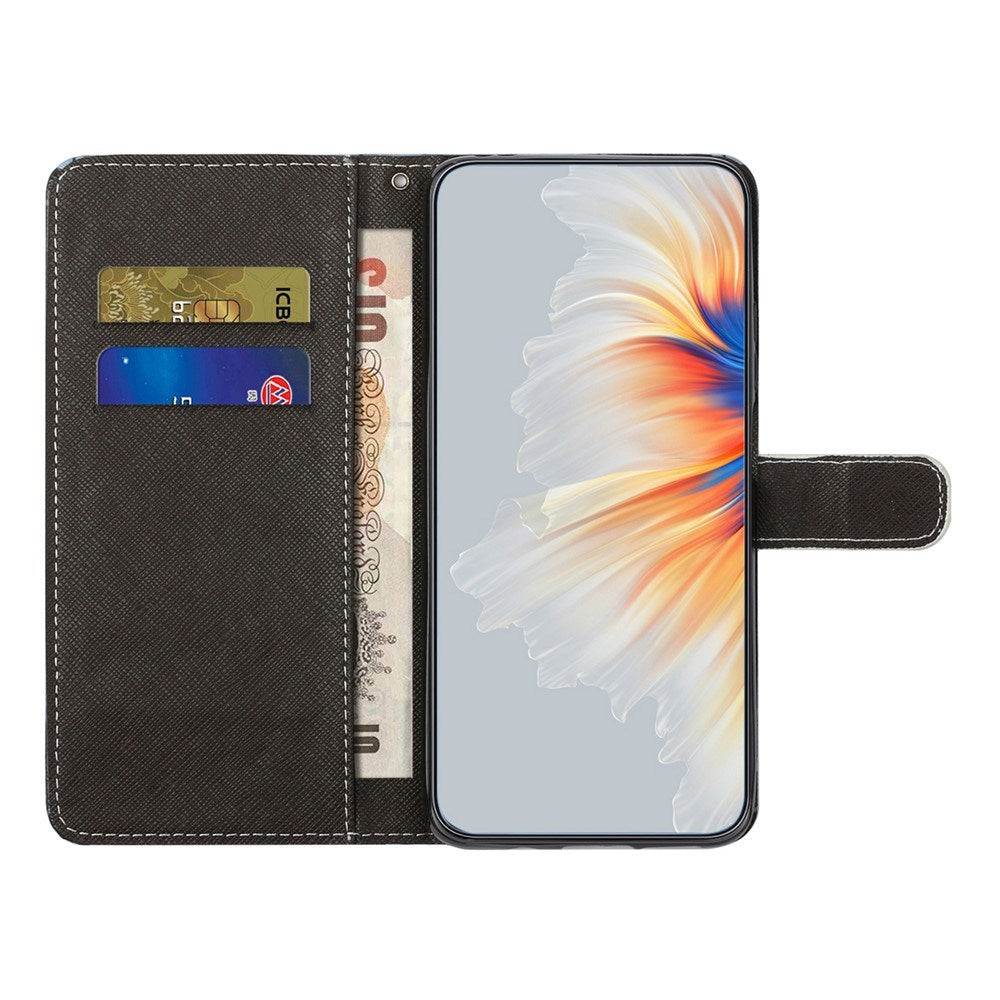 Samsung Galaxy S26 FE EIDERWOOD Fodral med Korthållare och Rem - Blommor