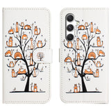 Samsung Galaxy S26 FE EIDERWOOD Fodral med Korthållare och Rem - Katter & Träd