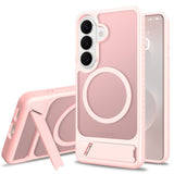 Samsung Galaxy S26 FE / S25 FE EIDERWOOD Hybrid Skal m. Kickstand - MagSafe Kompatibel - Rosa