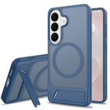 Samsung Galaxy S26 FE / S25 FE EIDERWOOD Hybrid Skal m. Kickstand - MagSafe Kompatibel - Blå