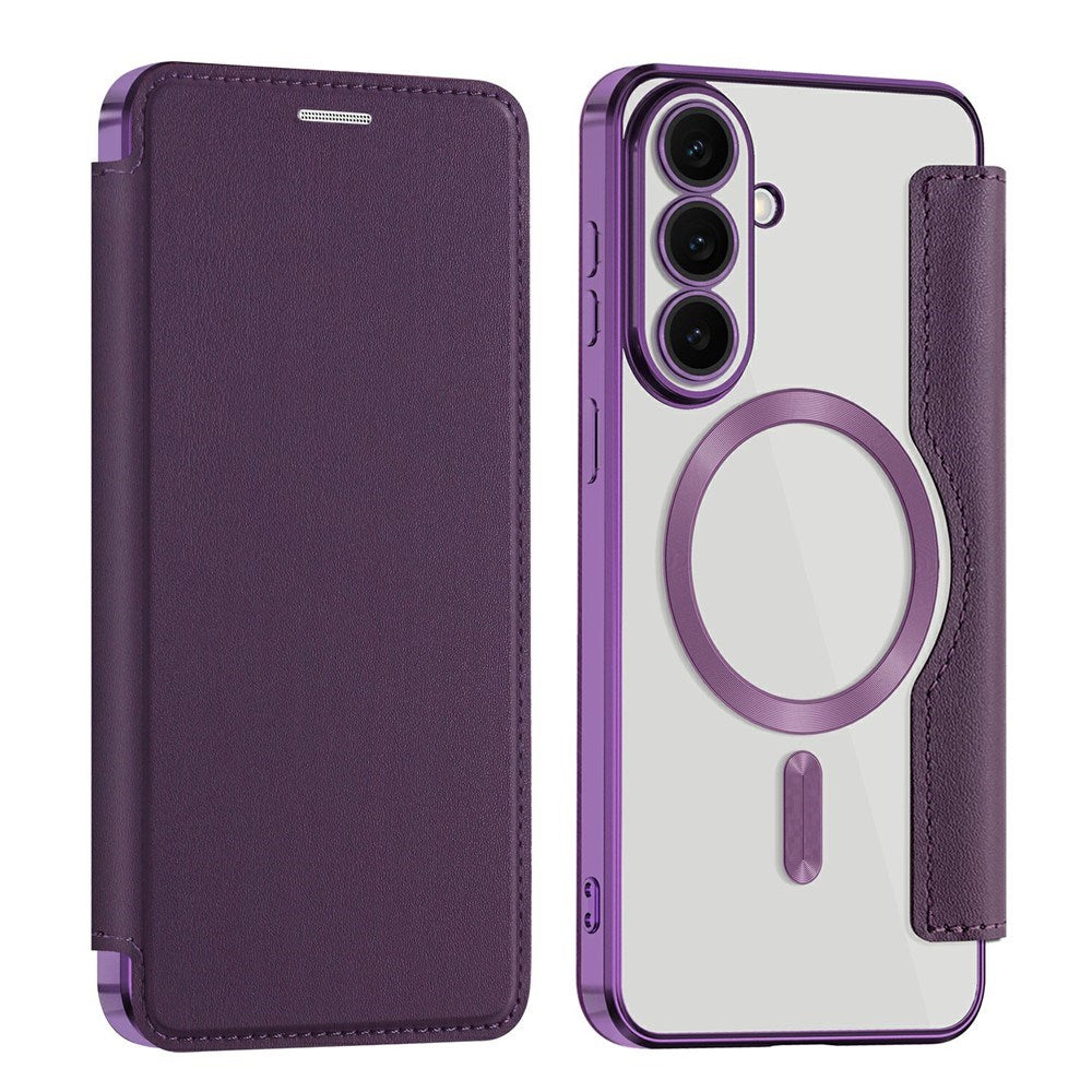 Samsung Galaxy S26 FE EIDERWOOD Fodral med RFID-blockering och Kameralinsskydd - Lila / Transparent