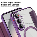 Samsung Galaxy S26 FE EIDERWOOD Fodral med RFID-blockering och Kameralinsskydd - Lila / Transparent