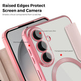 Samsung Galaxy S26 FE EIDERWOOD Fodral med RFID-blockering och Kameralinsskydd - Rosa / Transparent