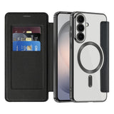 Samsung Galaxy S26 FE EIDERWOOD Fodral med RFID-blockering och Kameralinsskydd - Svart / Genomskinlig