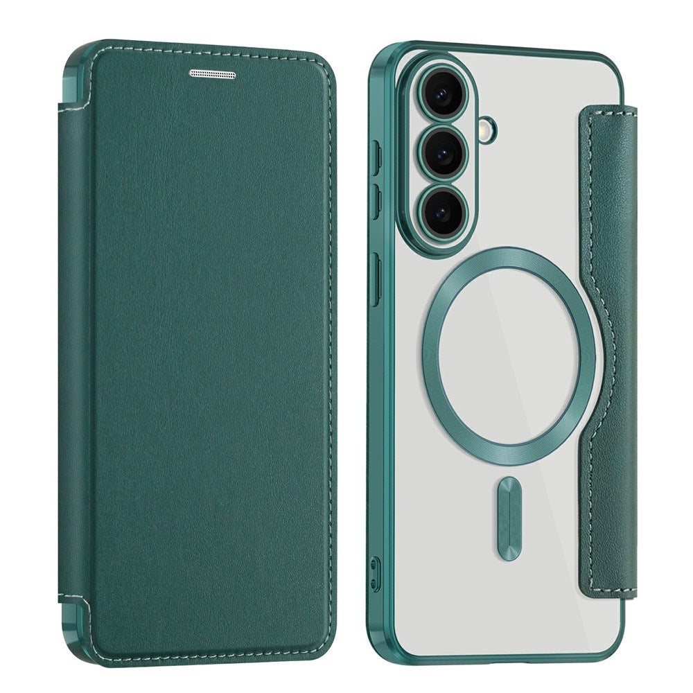 Samsung Galaxy S26 FE EIDERWOOD Fodral med RFID-blockering och Kameralinsskydd - Grön / Transparent