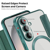 Samsung Galaxy S26 FE EIDERWOOD Fodral med RFID-blockering och Kameralinsskydd - Grön / Transparent