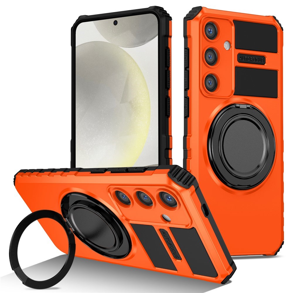 EIDERWOOD Samsung Galaxy S26 FE / S25 FE m. Magnetisk Stativfunktion - Orange