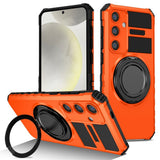 EIDERWOOD Samsung Galaxy S26 FE / S25 FE m. Magnetisk Stativfunktion - Orange