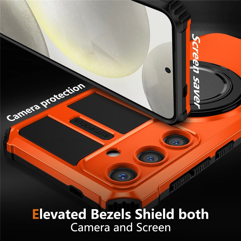 EIDERWOOD Samsung Galaxy S26 FE / S25 FE m. Magnetisk Stativfunktion - Orange