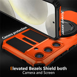 EIDERWOOD Samsung Galaxy S26 FE / S25 FE m. Magnetisk Stativfunktion - Orange