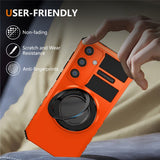 EIDERWOOD Samsung Galaxy S26 FE / S25 FE m. Magnetisk Stativfunktion - Orange