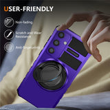 EIDERWOOD Samsung Galaxy S26 FE / S25 FE m. Magnetisk Stativfunktion - Lila