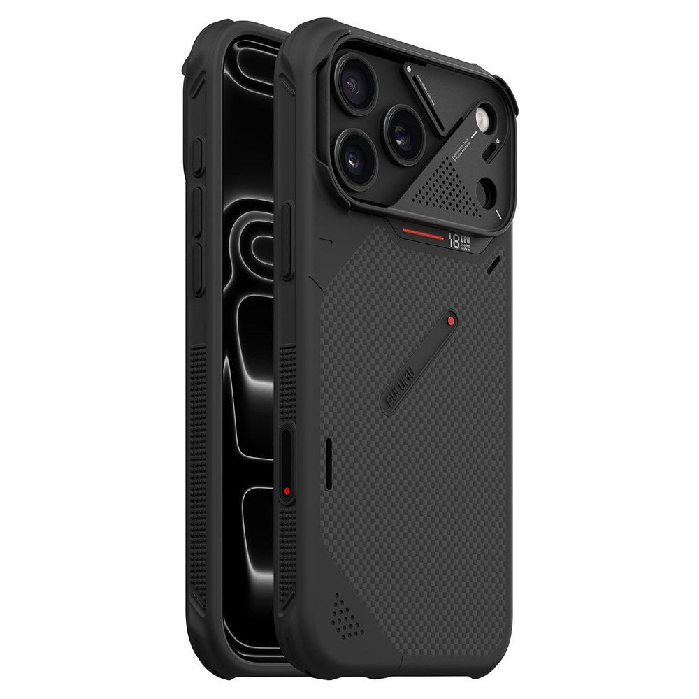 iPhone 18 Pro Max / 17 Pro Max AULUMU Aramid Fiber Skal  med Kameraskydd - MagSafe Kompatibel - Svart