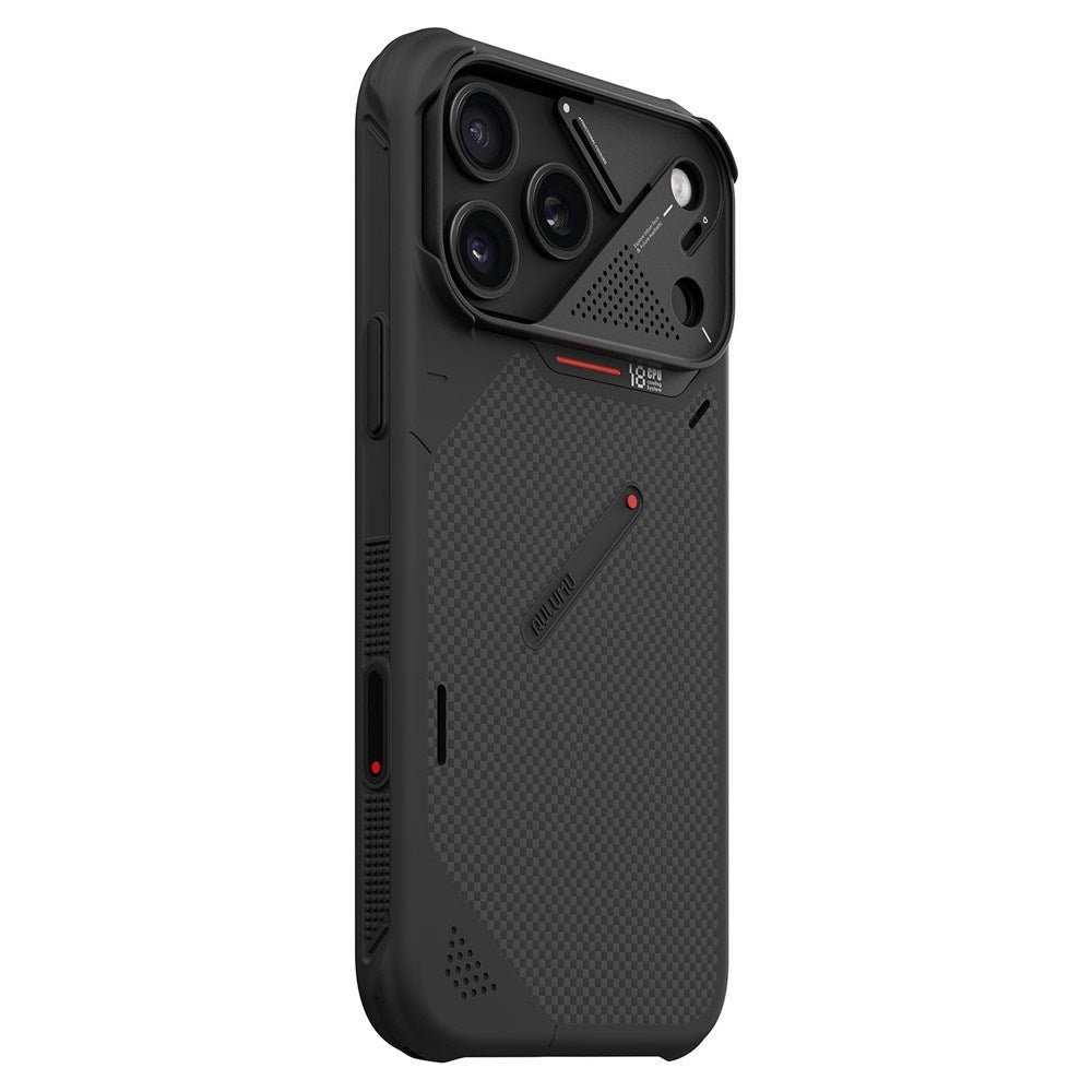 iPhone 18 Pro Max / 17 Pro Max AULUMU Aramid Fiber Skal  med Kameraskydd - MagSafe Kompatibel - Svart