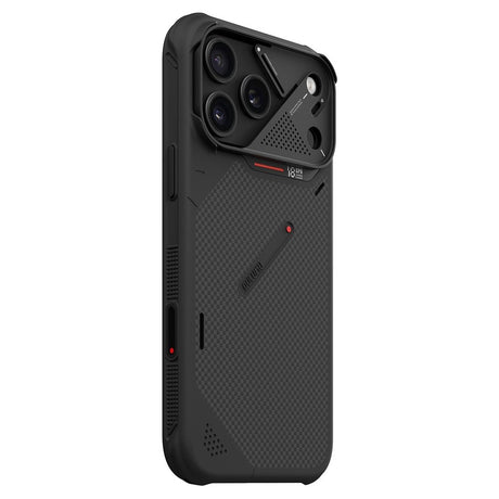 iPhone 18 Pro Max / 17 Pro Max AULUMU Aramid Fiber Skal  med Kameraskydd - MagSafe Kompatibel - Svart
