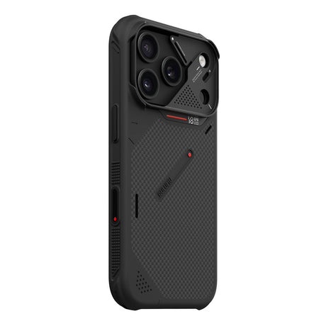 iPhone 18 Pro / 17 Pro AULUMU Aramid Fiber Skal  med Kameraskydd - MagSafe Kompatibel - Svart