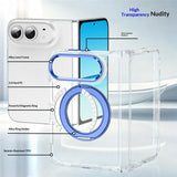iPhone Fold EIDERWOOD Hybrid Skal med Kickstand - MagSafe Kompatibel - Transparent / Silver
