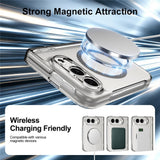 iPhone Fold EIDERWOOD Hybrid Skal med Skärmskydd - MagSafe Kompatibel - Genomskinlig / Svart