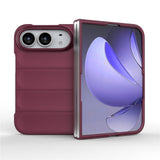 iPhone Fold EIDERWOOD Robust Plast Skal - Mörkröd