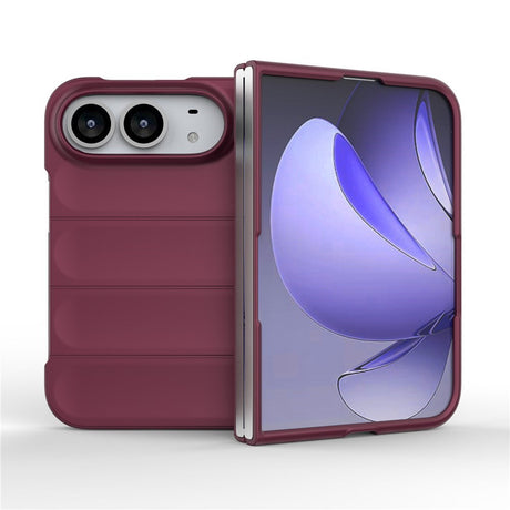 iPhone Fold EIDERWOOD Robust Plast Skal - Mörkröd