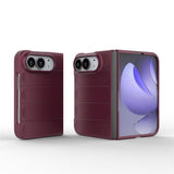 iPhone Fold EIDERWOOD Robust Plast Skal - Mörkröd