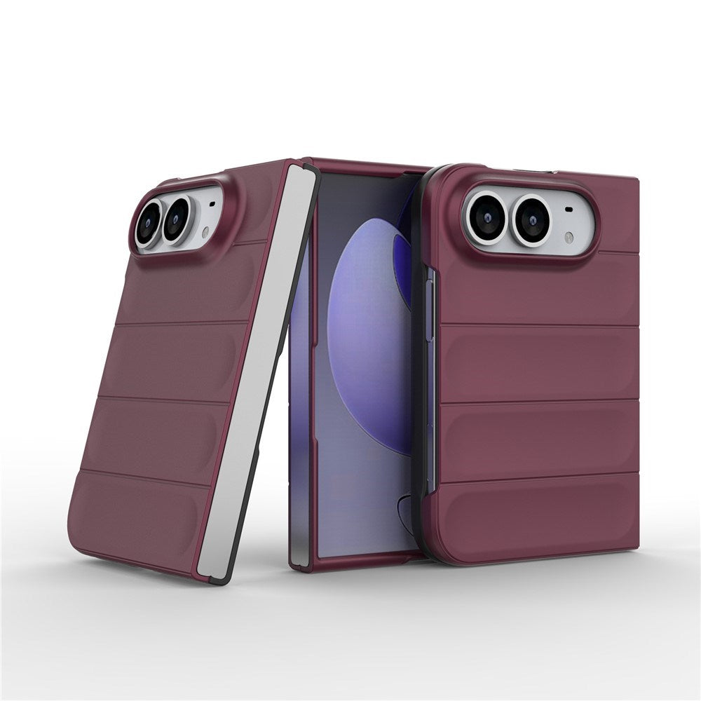 iPhone Fold EIDERWOOD Robust Plast Skal - Mörkröd