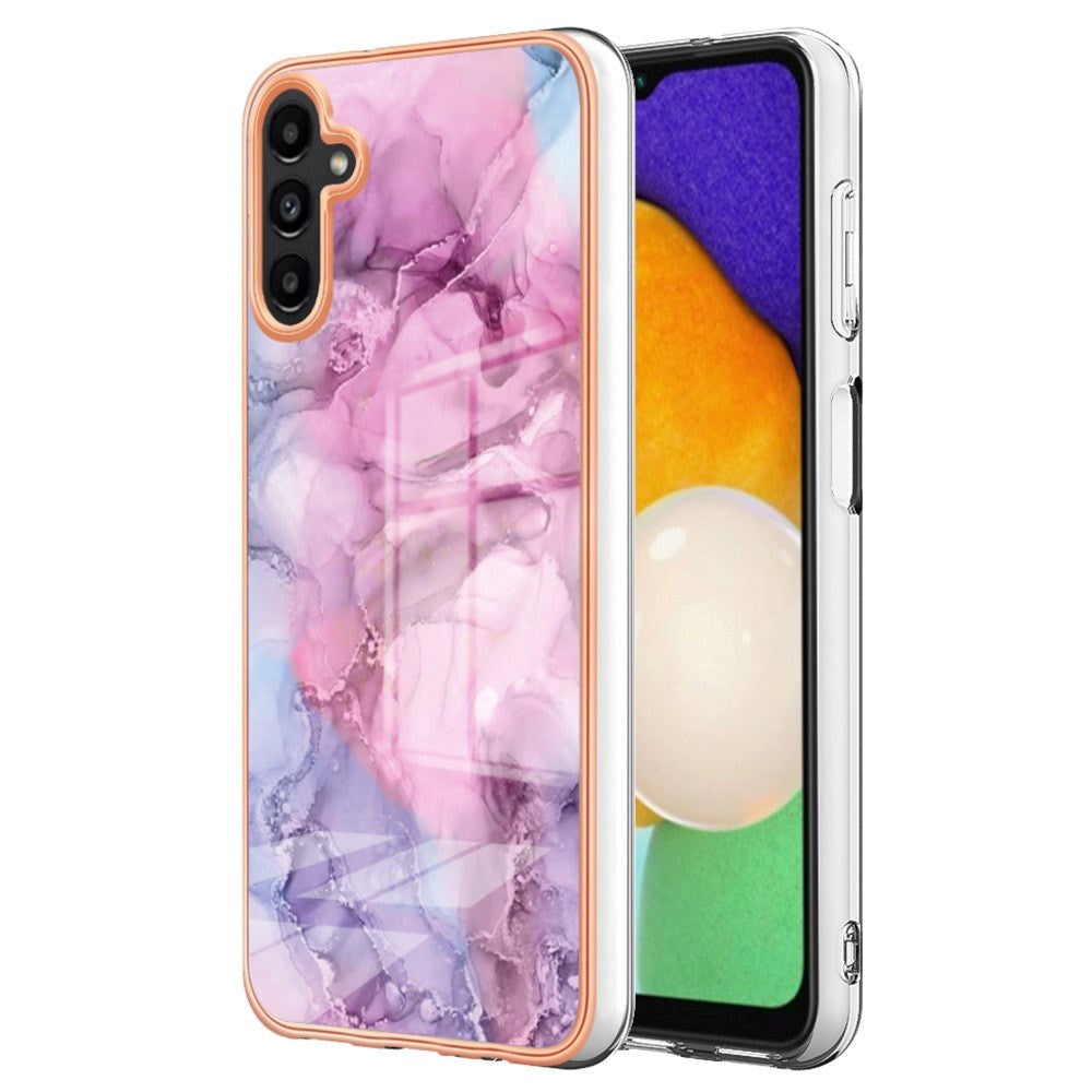 Samsung Galaxy A34 (5G) Skal Plast - Rosa Marmor